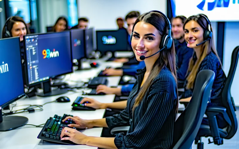 Hình ảnh đội ngũ hỗ trợ khách hàng của 99win sẵn sàng giải đáp thắc mắc về GDPR