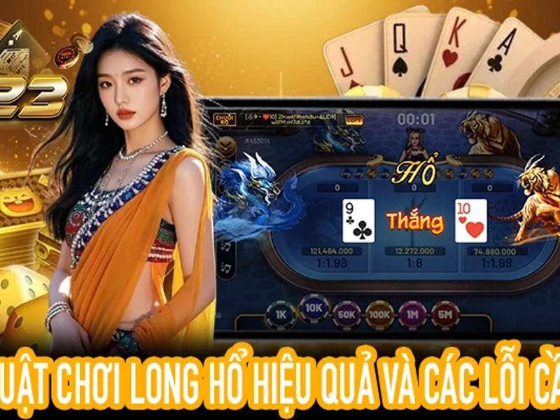 Trò chơi Rồng Hổ với hai lá bài