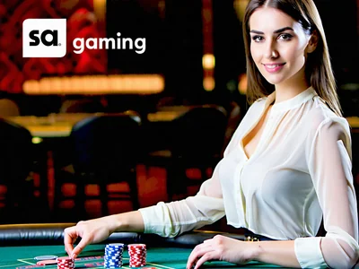 Logo SA Gaming - Nhà cung cấp game bài Live Casino uy tín của 99win